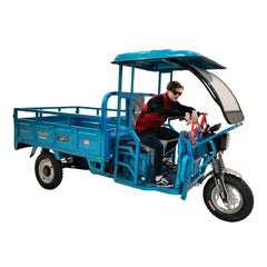 Megawheels Electric Tricycle With Trolley Closed Cabin Tuktuk Scooter 1.6 Mtr