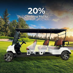 Megawheels Green Rider Electric Golf Buggy 6 Seater Golf Cart by Gulf Buggy UAE