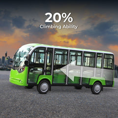 Megawheels Gulf Buggy Electric Shuttle Bus 14 Seater With AC & Door for Sightseeing