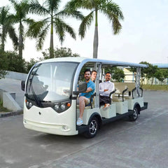 Gulf Buggy LVT Electric Vehicle Shuttle Bus 14 Seater Open Buses for Sightseeing