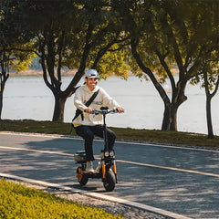 Person riding KuKirin M5 Pro Electric Scooter – 1000W | 48V 20Ah | 52 km/h