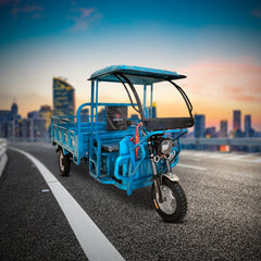 Megawheels Electric Tricycle With Trolley Closed Cabin Tuktuk Scooter 1.6 Mtr