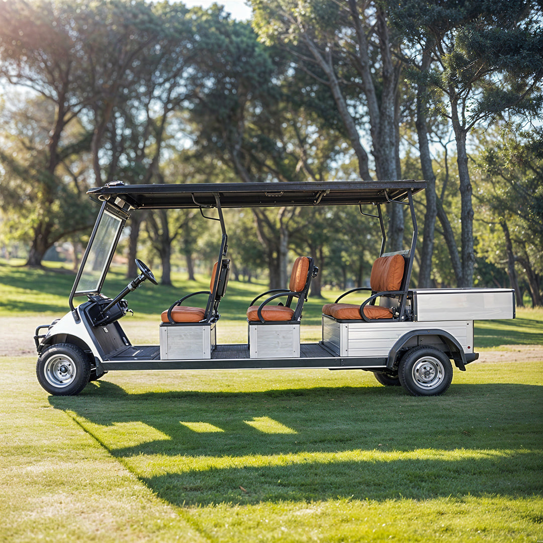 Club Golf Cart 6 Seater Electric Golf Buggy With Cargo Box by Gulf Buggy