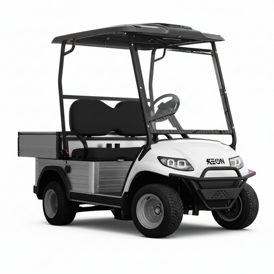 Keon Electric Utility Vehicle 2 Seater with Short Cargo Box
