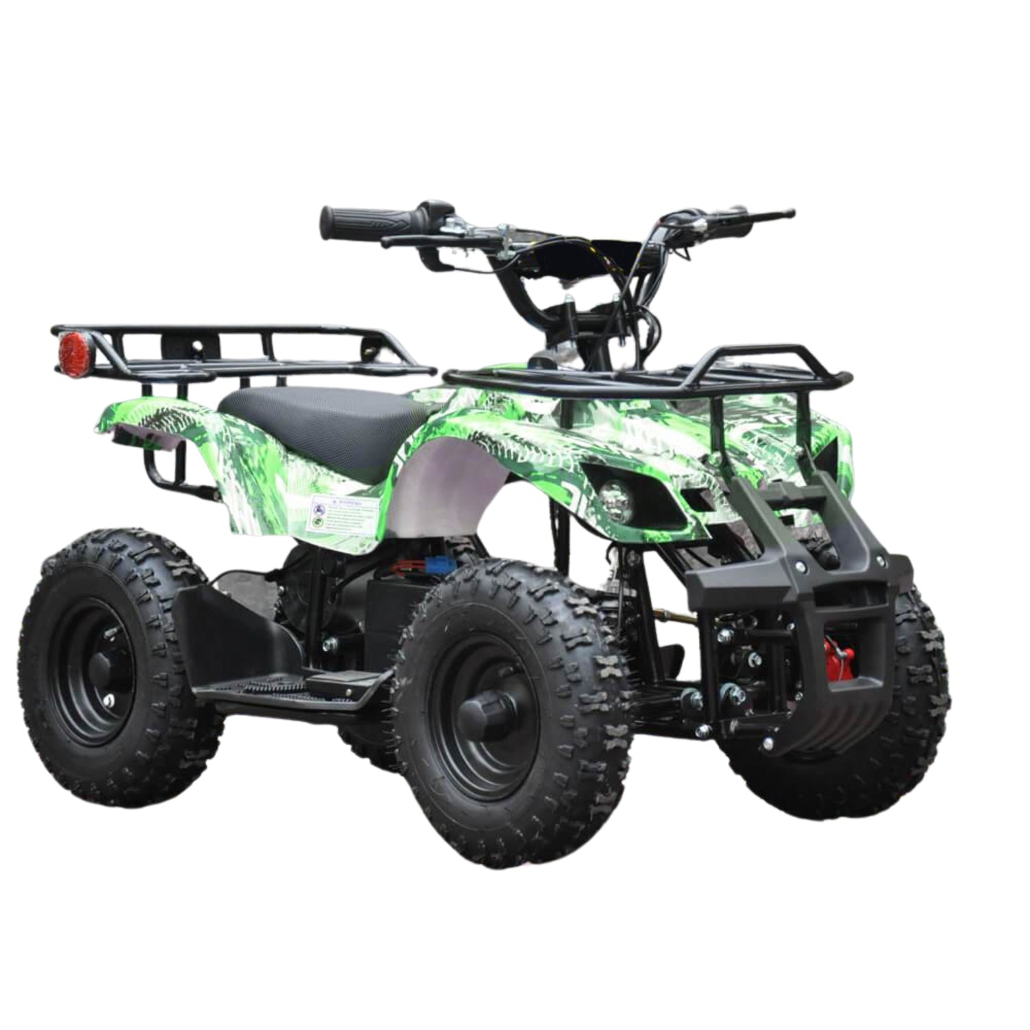 Motoworks 800w 36v Electric Farm Brushless Kids Quad Bike Green