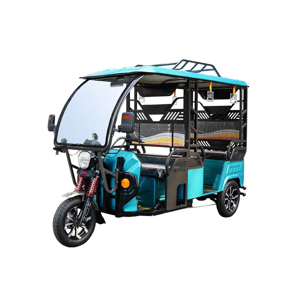 Megawheels Electric Tricycles Rickshaw For 6 Passengers