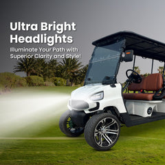Megawheels Green Rider Electric Golf Buggy 6 Seater Golf Cart by Gulf Buggy UAE