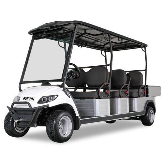 Keon Premium 6 Seater Electric Utility golf cart with Cargo Box