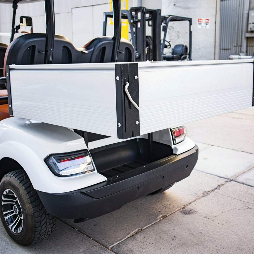 Keon Electric Utility Vehicle with Short Cargo Box