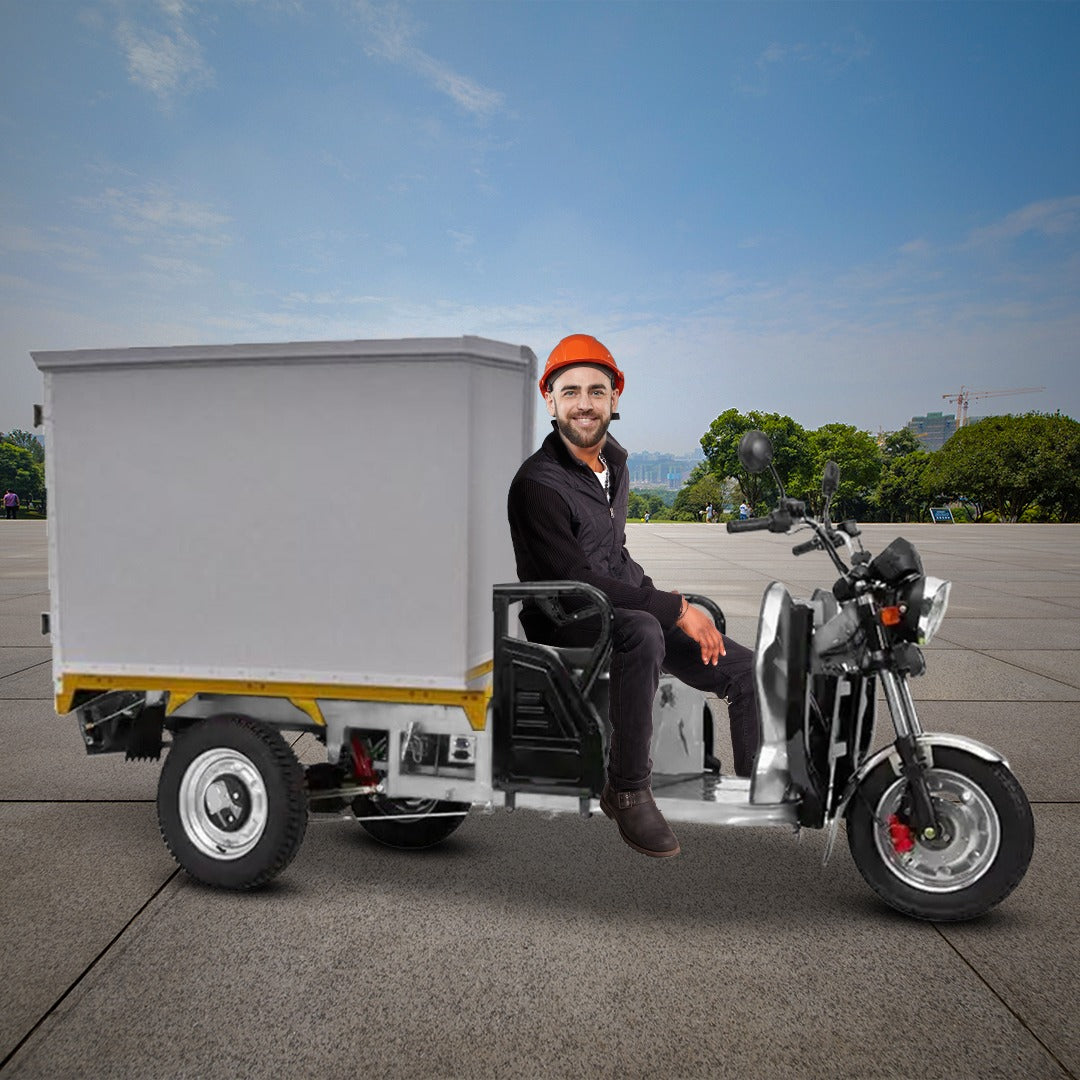 Megawheels Cargo Box Loader Electric Tricycle 1.6 Mtr- Customised