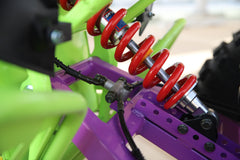 Close-up of a suspension system