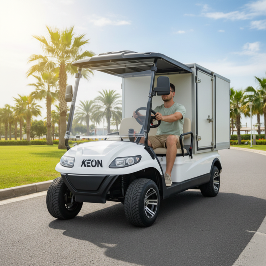 Keon Electric Golf Cart Premium 2 Seater for Housekeeping Buggy Car