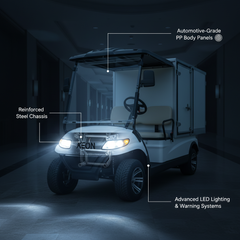 Keon Premium 2-Seater Electric Housekeeping Buggy Car With Lithium Battery