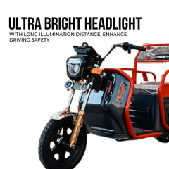 Megawheels Electric Passenger Cargo 48 v Hybrid Tricycle Series 2