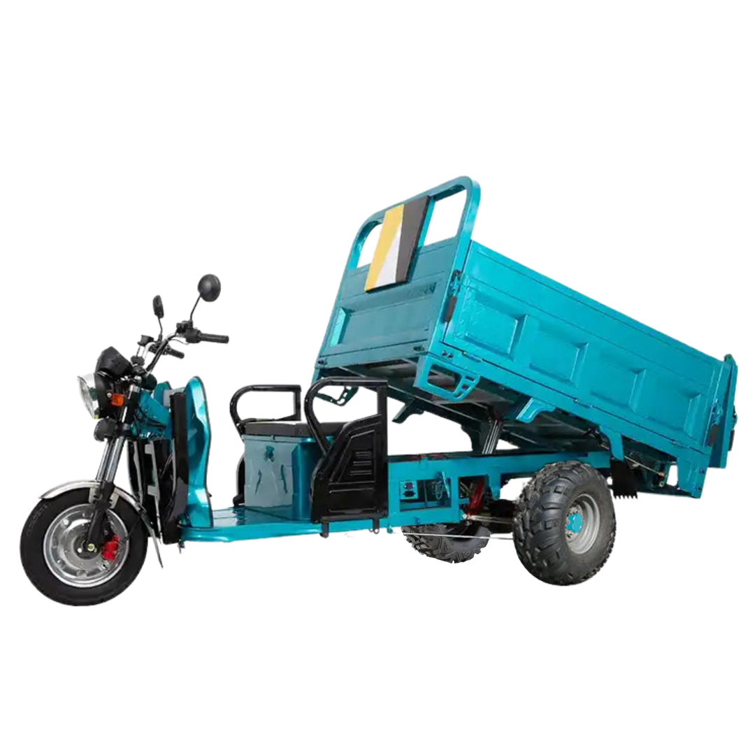 Megawheels Hydraulic Cargo 1.6 Mtr Tuk Tuk Electric 3 Wheels Off Road Scooter Trolley - Rafplay