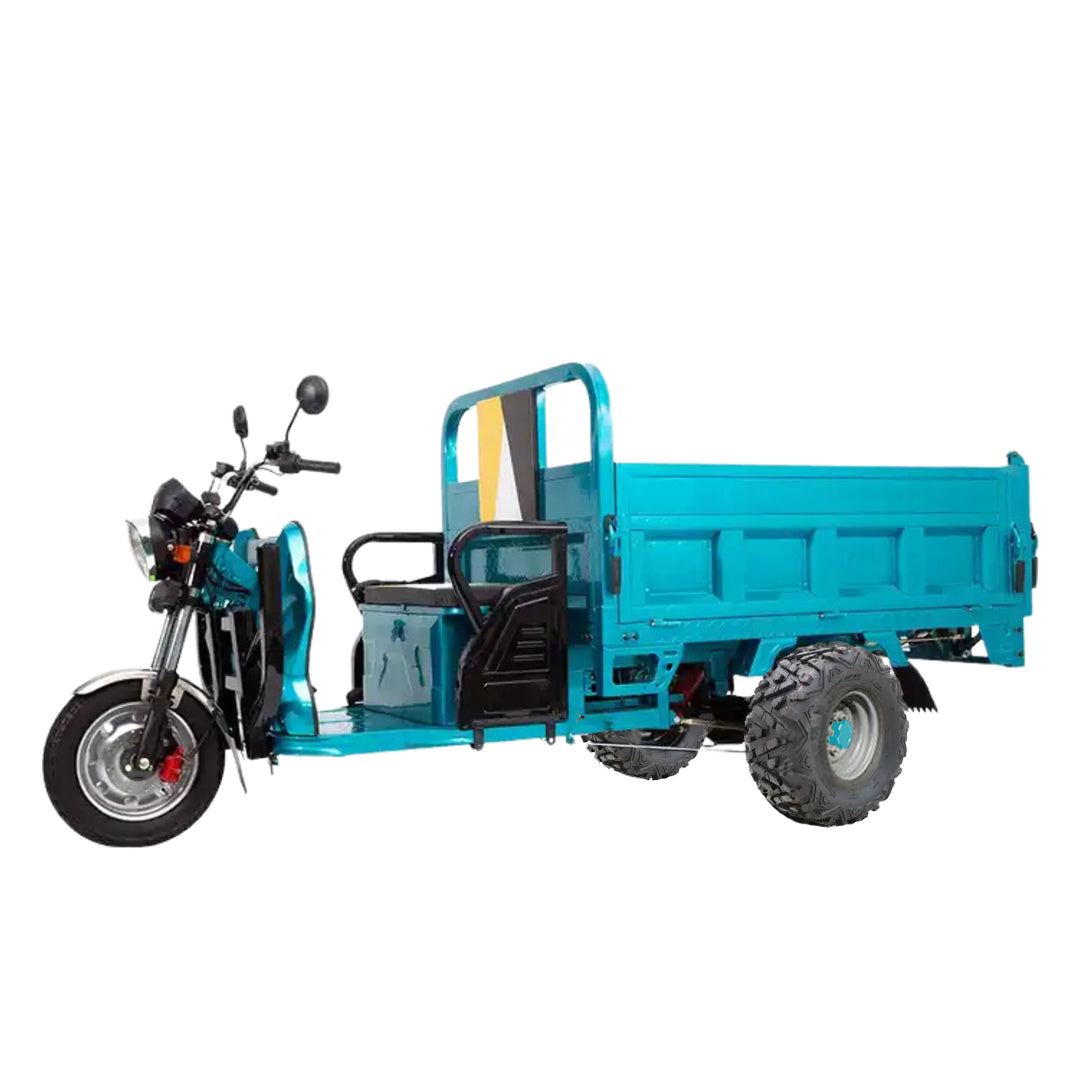 Megawheels Hydraulic Cargo 1.6 Mtr Tuk Tuk Electric 3 Wheels Off Road Scooter Trolley - Rafplay