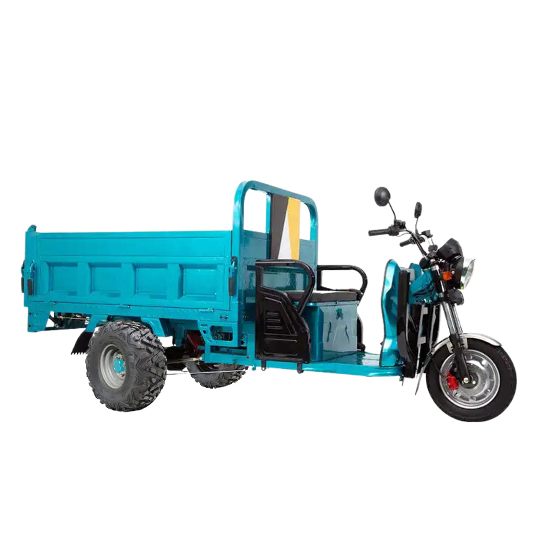 Megawheels Hydraulic Cargo 1.6 Mtr Tuk Tuk Electric 3 Wheels Off Road Scooter Trolley - Rafplay