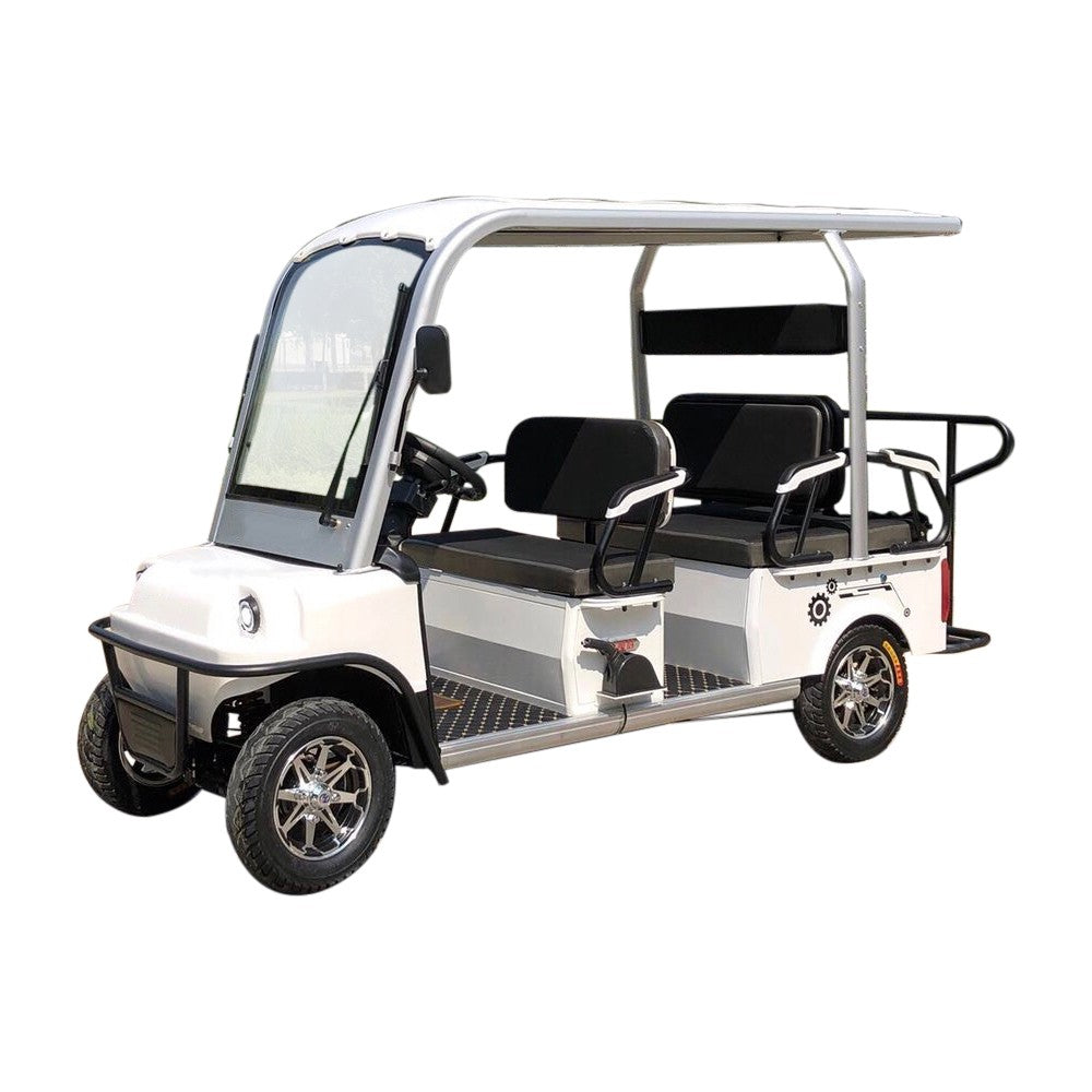 Gulf Buggy 6 Seater Electric Golf Cart side view