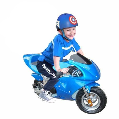 Blue Ride-on RAF Mini Pocket Ninja Dirt Bike