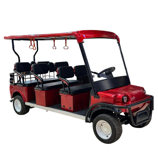 Megawheels Sport Eco Electric Golf Cart 6 seater Red