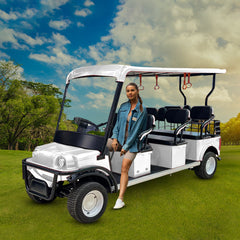 Megawheels Sport Eco Electric Golf Cart 6 seater-White