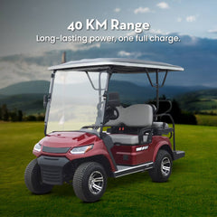 Red golf cart Buggy