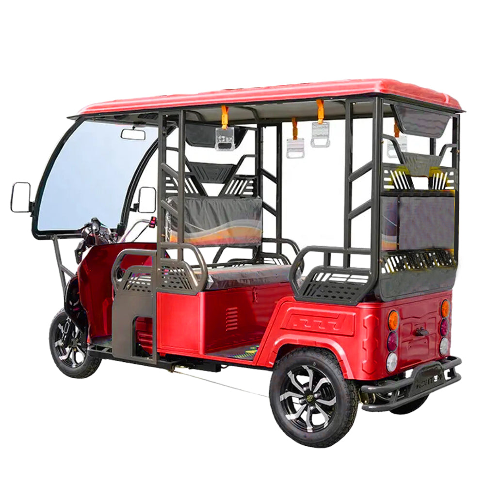 Megawheels Electric Tricycles Rickshaw For 6 Passengers