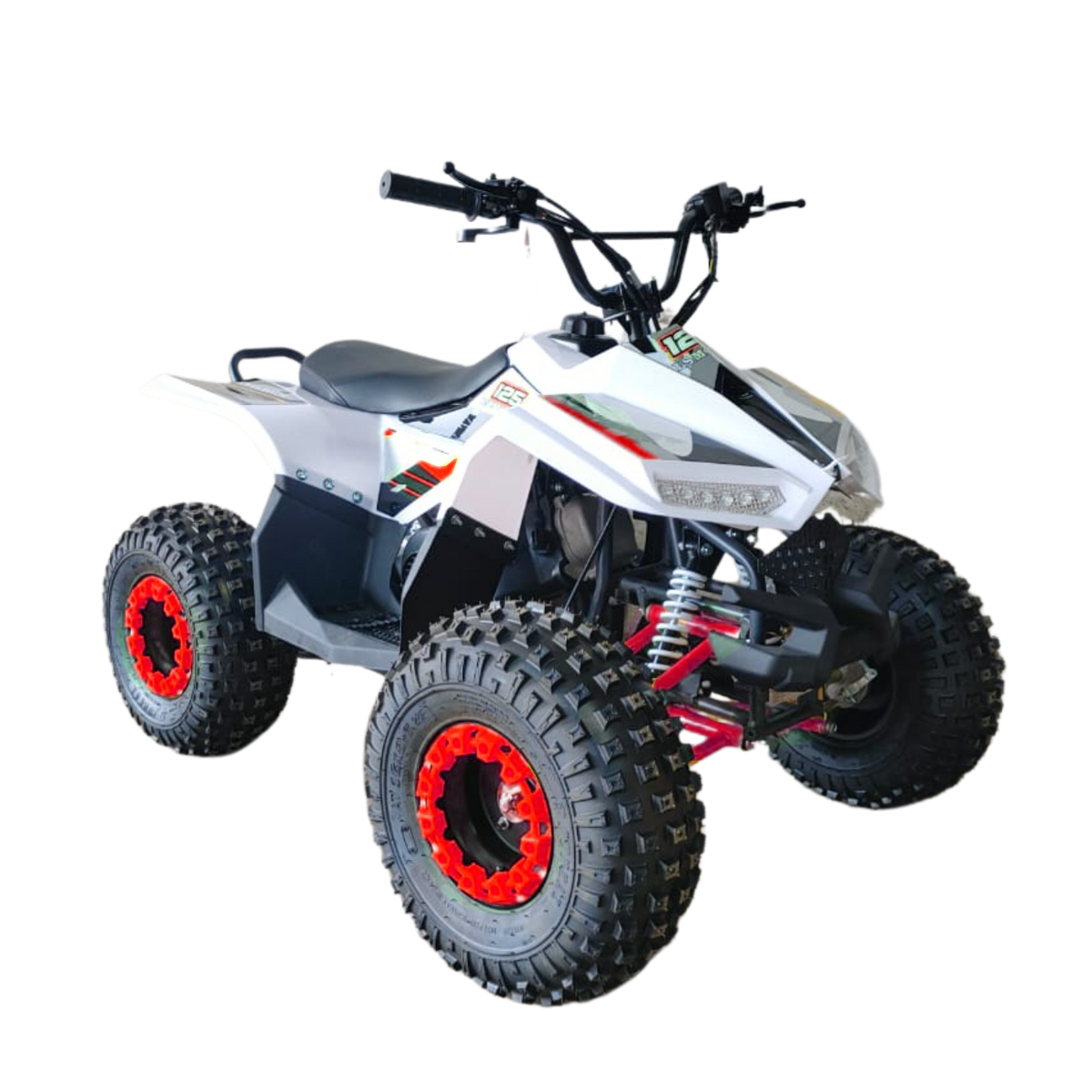 Megawheels 80 cc Atv Quad Bike  4 wheels for 5-10 yr old- red