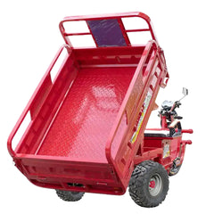 Megawheels Hydraulic off Road Cargo Tuk Tuk Electric 3 Wheels Scooter Trolley 1.6 Mtr