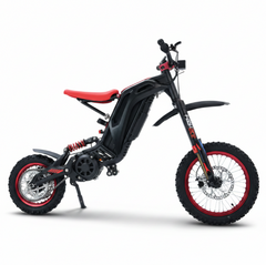 Viper S Electric Dirt Bike High Performance 3500 W Motor in red