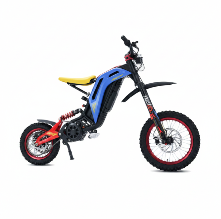 Viper S Electric Dirt Bike High Performance 3500 W Motor in blue