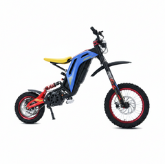 Viper S Electric Dirt Bike High Performance 3500 W Motor in blue