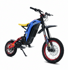 Viper S Electric Dirt Bike High Performance 3500 W Motor in blue