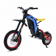 Viper S Electric Dirt Bike High Performance 3500 W Motor in blue
