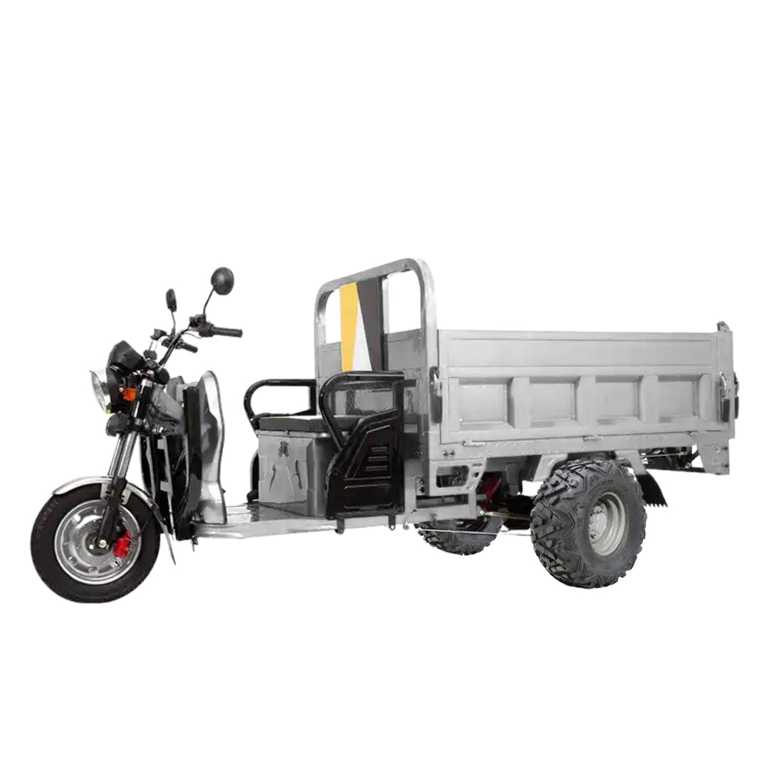 Megawheels Hydraulic Cargo 1.6 Mtr Tuk Tuk Electric 3 Wheels Off Road Scooter Trolley - Rafplay