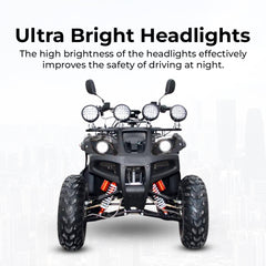 ATV Quad Megawheels Thunderbolt 60V Electric Bike for Teens & Adult 1500W
