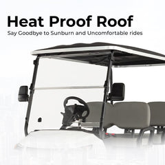 Megawheels Lvt Electric Golf Carts Heat Proof Roof