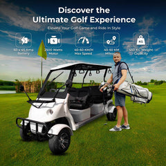 Golf cart with features