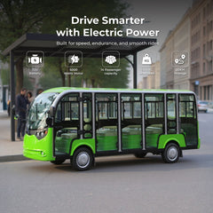 Megawheels Gulf Buggy Electric Shuttle Bus 14 Seater With AC & Door for Sightseeing