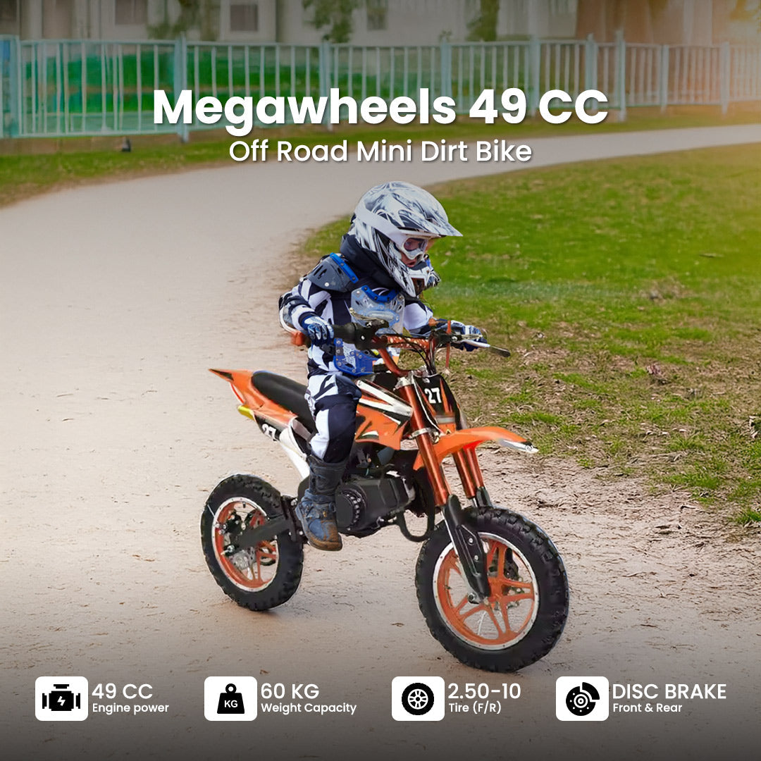 Mini Dirt Bike off Road 49 CC Megawheels Automatic Cross Pit