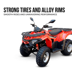 Megawheels GAZ ATV Quad Bike Fully Automatic Off Road Rage 230 cc With Warranty