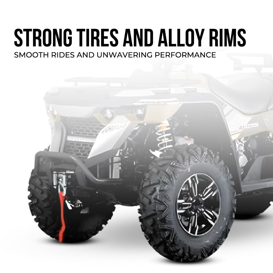 Megawheels GAZ ATV Quad Bike Fully Automatic Off Road Linhai M 550 L With Warranty