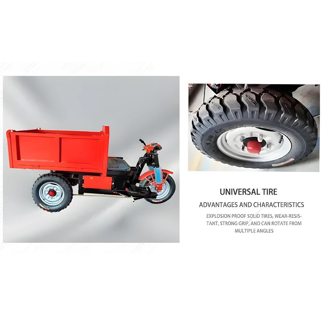 Megawheels Electric Cargo Bike Mini Dumpers and Flatbed Loaders for Construction