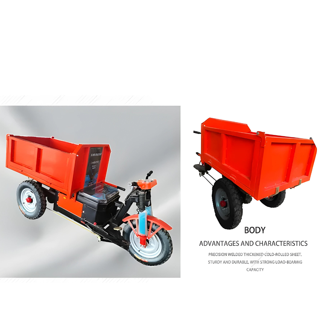 Megawheels Electric Cargo Bike Mini Dumpers and Flatbed Loaders for Construction