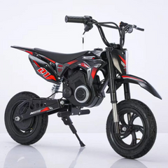 Megawheels RMX 24V Electric Kids Dirt Bike With Rubber Tyres & Leather Seat at Gulf Buggy