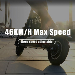 Electric scooter maximum speed and adjustable feature