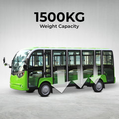 Megawheels Gulf Buggy Electric Shuttle Bus 14 Seater With AC & Door for Sightseeing