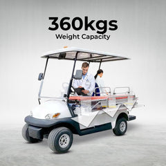 Megawheels Electric golf cart Responder2 Sports Medical Ambulance 2 seats + Stretcher For Emergency