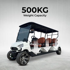 Megawheels Green Rider Electric Golf Buggy 6 Seater Golf Cart by Gulf Buggy UAE
