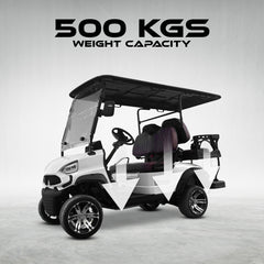 Green Rider Electric Golf Cart 2+2 Seater By Megawheels